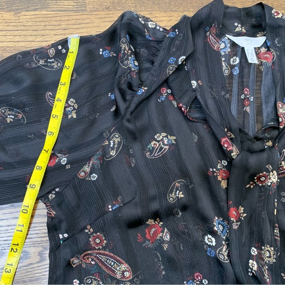 Addition Elle Paisley Tie Blouse - Picture 10 of 10
